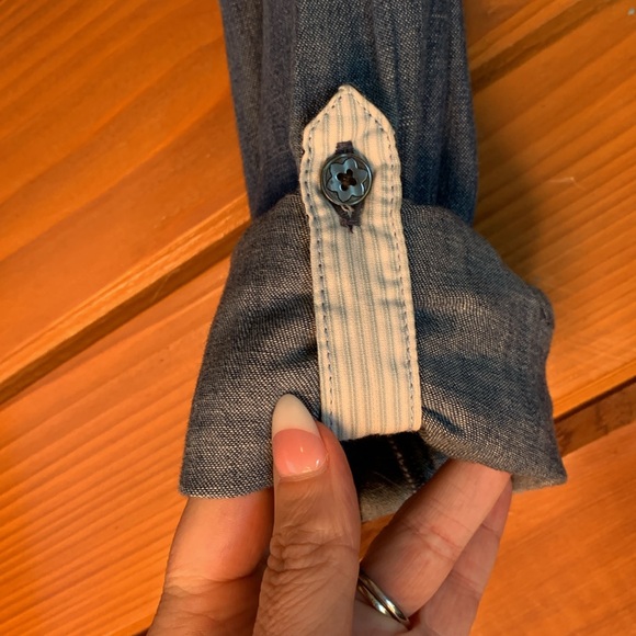 Draper James Chambray Shirt Dress | NWT - Picture 5 of 6